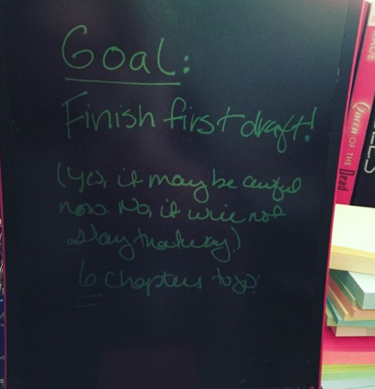 Local author Stacey Kade, who recently taught a class on publishing tips for prospective writers, often posts inspirational images and tips to her Instagram account (@authorstaceykade).