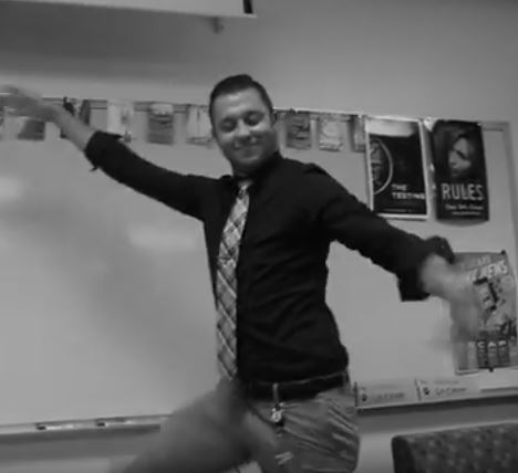 Mr. Smith as a ballet dancer during Truth or Dare.