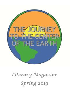 The Journey to the Center of the Earth is the title of this years literary magazine, featuring the art, photography, and writing of 54 Prairie Ridge students. PR English teacher Kristen Pham sponsors this annual publication.