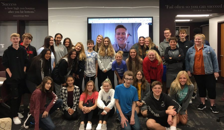 In August, Introduction to Business students met virtually with PR graduate Sam Wheeland to discuss the power of networking, obtaining a mentor, and learning that the worst thing someone can say is no.