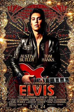 Austin Butler, featured here on the Elvis movie poster, is nominated for Best Actor.