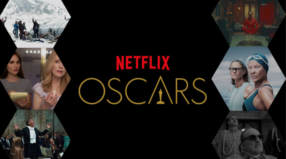 This+year+the+Oscar+Awards+ceremony+featured+several+titles+produced+by+Netflix.