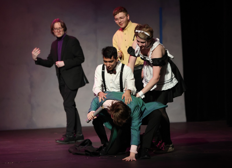 Seniors in Mrs. Gallagher's Dramatic Lit classes performed some seriously silly plays this spring.